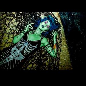 💀🧜♀️HP🧜♀️💀Iron Fist Bone Deep Mesh Maxi Dress💀🧜♀️